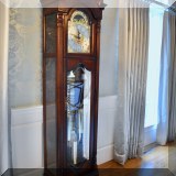 D01. Howard Miller 78th Anniversary grandfather clock. Model 611-017 